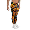 Sunflowr Floral Men's Leggings-grizzshop