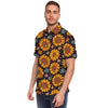 Sunflowr Floral Men's Short Sleeve Shirt-grizzshop