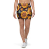 Sunflowr Floral Mini Skirt-grizzshop