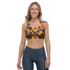 Sunflowr Floral Sports Bra-grizzshop