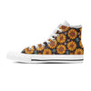 Sunflowr Floral Women's High Top Shoes-grizzshop