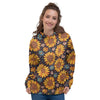 Sunflowr Floral Women's Hoodie-grizzshop