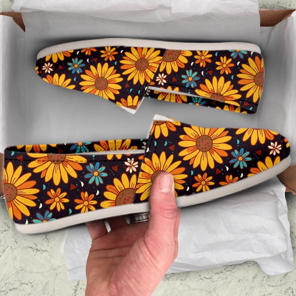 Sunflowr Floral Canvas Shoes-grizzshop