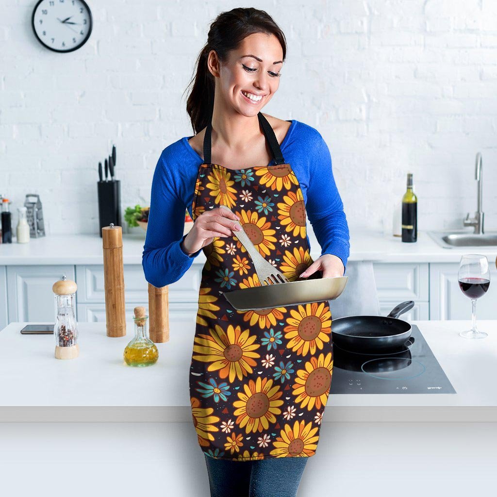 Sunflowr Floral Women's Apron-grizzshop