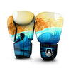 Sunrise Tropical Surfing Wave Print Boxing Gloves-grizzshop