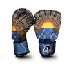 Sunset Art Aboriginal Indigenous Print Boxing Gloves-grizzshop