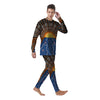 Sunset Art Aboriginal Indigenous Print Men's Pajamas-grizzshop