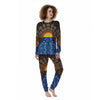 Sunset Art Aboriginal Indigenous Print Women's Pajamas-grizzshop