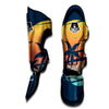 Sunset Beach Tropical Print Muay Thai Shin Guards-grizzshop