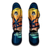 Sunset Beach Tropical Print Muay Thai Shin Guards-grizzshop