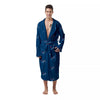 Sunset Japanese Print Pattern Men's Robe-grizzshop