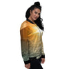 Sunset Maldives Print Women's Bomber Jacket-grizzshop