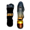 Sunset Over Sea Print Muay Thai Shin Guards-grizzshop