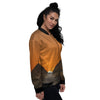 Sunset Pyramid Print Women's Bomber Jacket-grizzshop