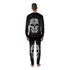 Supernatural Skull Wicca White And Black Print Men's Pajamas-grizzshop