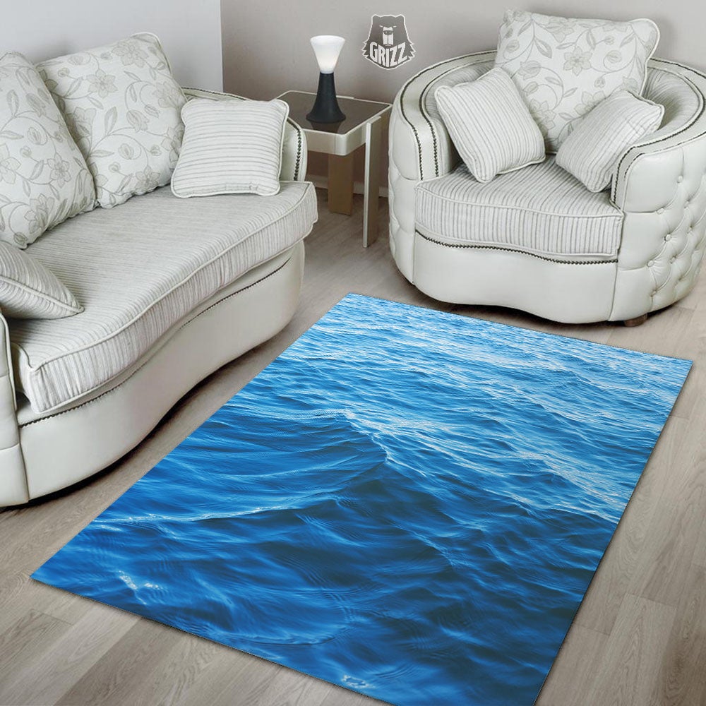 Surface Ocean Print Floor Mat-grizzshop