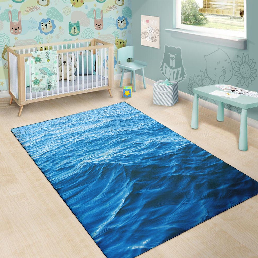 Surface Ocean Print Floor Mat-grizzshop