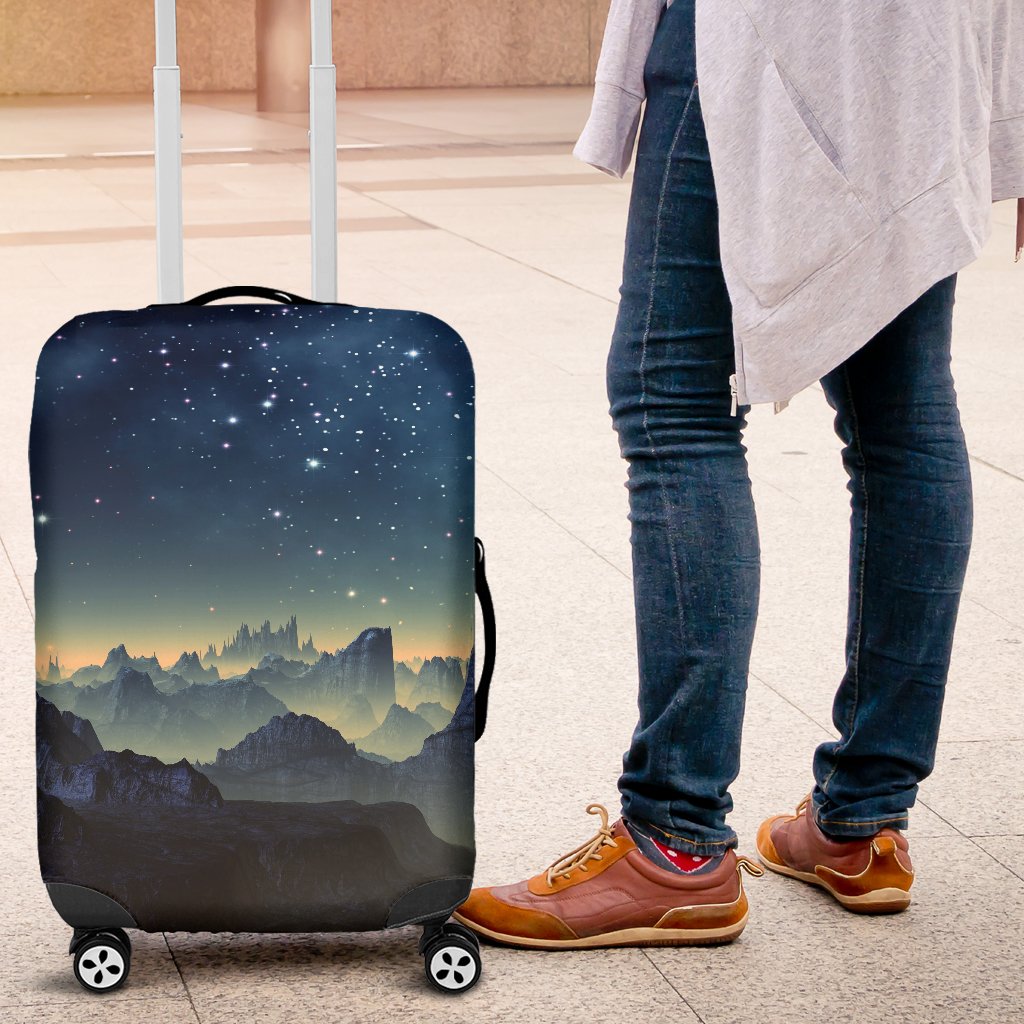 Surface Planet Galaxy Space Print Luggage Cover Protector-grizzshop