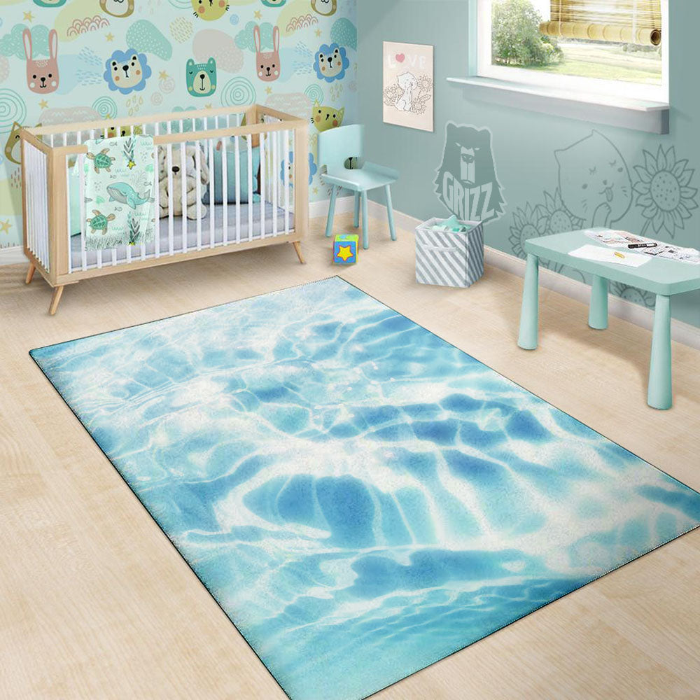 Surface Pool Water Print Floor Mat-grizzshop