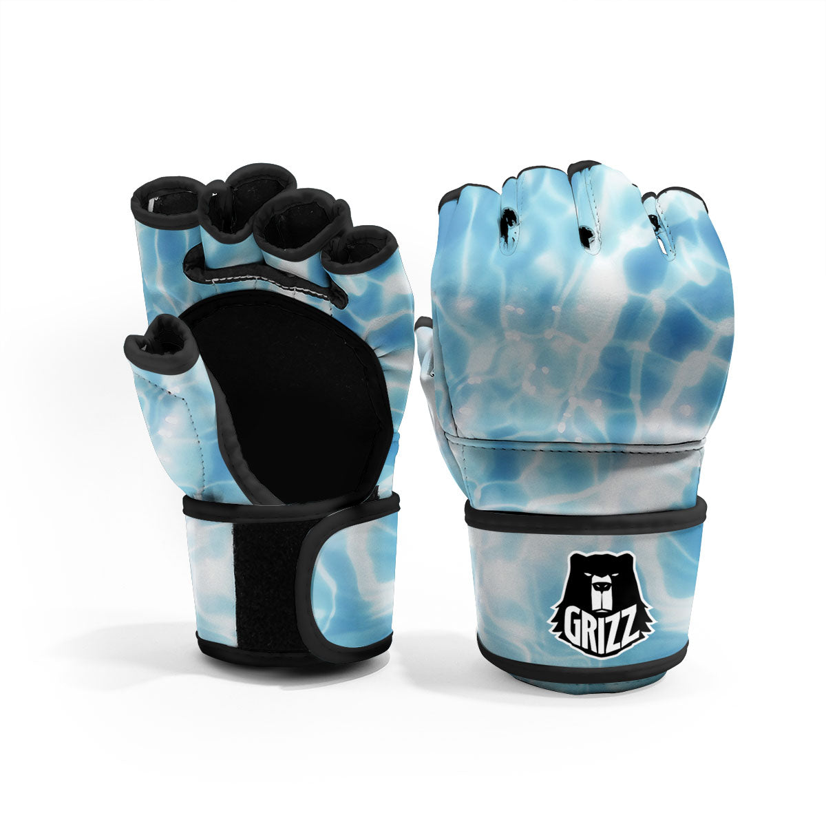 Surface Pool Water Print MMA Gloves-grizzshop