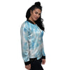 Surface Pool Water Print Women's Bomber Jacket-grizzshop