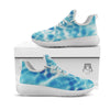 Surface Sea Water Print White Athletic Shoes-grizzshop