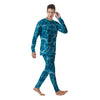 Surface Water Blue Print Men's Pajamas-grizzshop