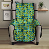 Surfing Graffiti Print Pattern Armchair Protector-grizzshop