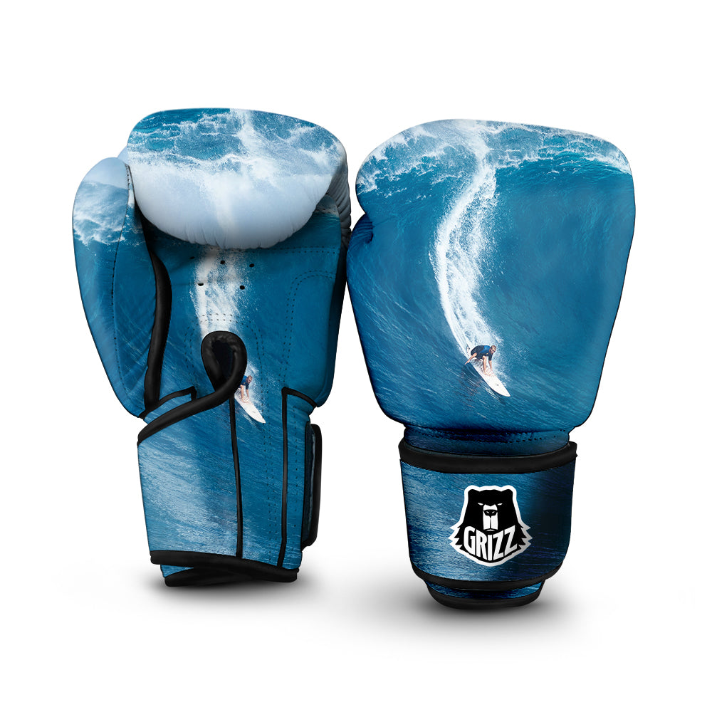Surfing On Sea Print Boxing Gloves-grizzshop