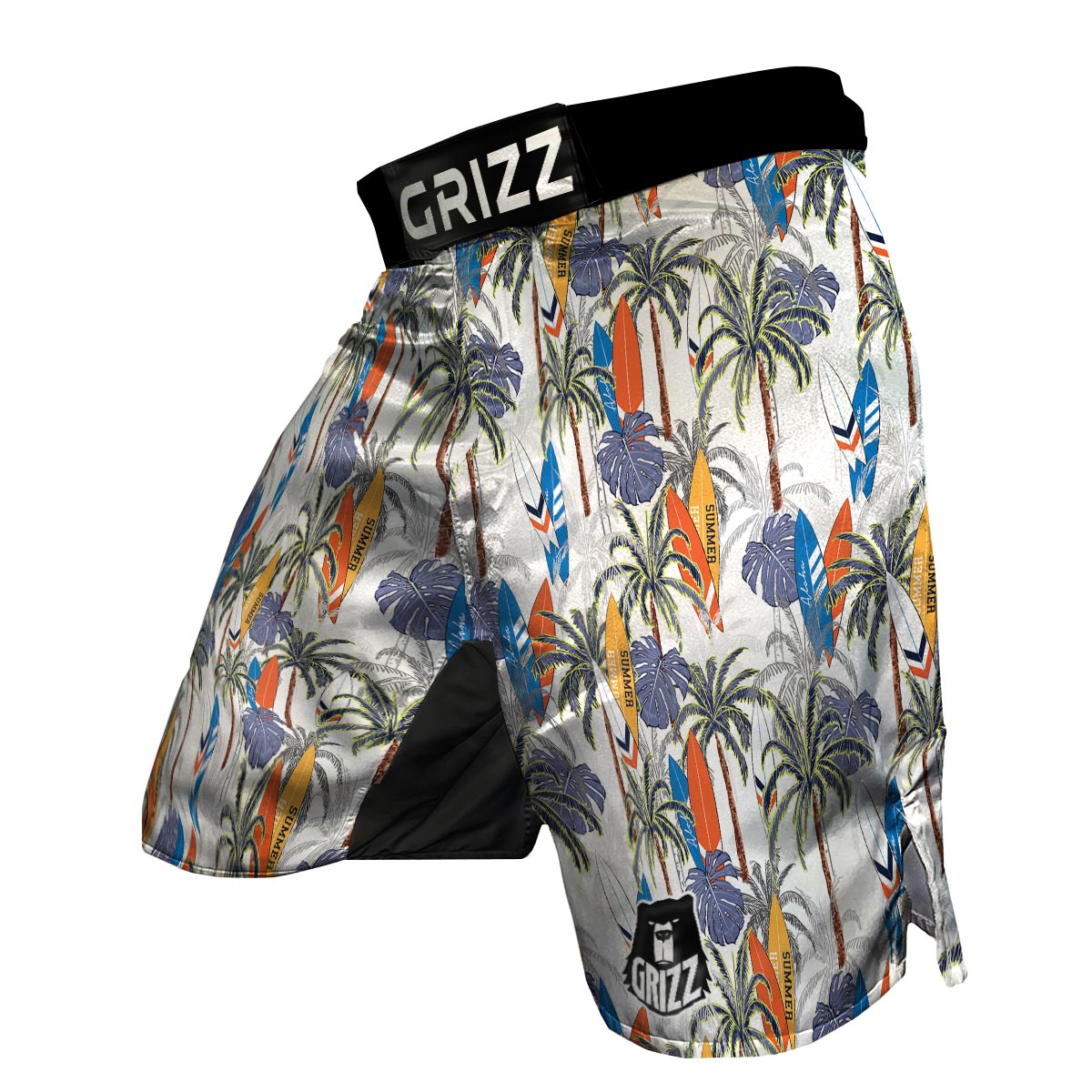 Surfing Summer Print Pattern MMA Shorts-grizzshop