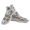 Surfing Summer Print Pattern White Athletic Shoes-grizzshop