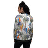 Surfing Summer Print Pattern Women's Bomber Jacket-grizzshop