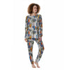 Surfing Summer Print Pattern Women's Pajamas-grizzshop