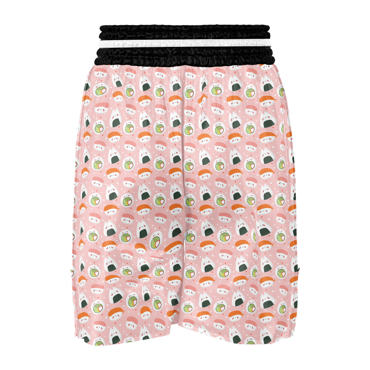 Sushi Cute Japanese Print Pattern Boxing Shorts-grizzshop
