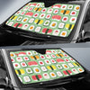 Sushi Kawaii Pattern Print Car Sun Shade-grizzshop