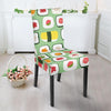 Sushi Kawaii Pattern Print Chair Cover-grizzshop