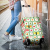 Sushi Kawaii Pattern Print Luggage Cover Protector-grizzshop