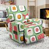 Sushi Kawaii Pattern Print Recliner Cover-grizzshop