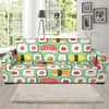 Sushi Kawaii Pattern Print Sofa Covers-grizzshop