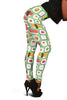 Sushi Kawaii Print Pattern Women Leggings-grizzshop