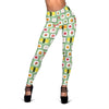 Sushi Kawaii Print Pattern Women Leggings-grizzshop