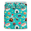 Sushi Pattern Print Duvet Cover Bedding Set-grizzshop