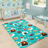 Sushi Pattern Print Floor Mat-grizzshop