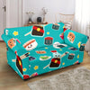 Sushi Pattern Print Loveseat Cover-grizzshop