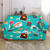 Sushi Pattern Print Loveseat Cover-grizzshop