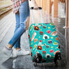 Sushi Pattern Print Luggage Cover Protector-grizzshop