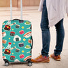 Sushi Pattern Print Luggage Cover Protector-grizzshop