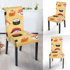 Sushi Print Pattern Chair Cover-grizzshop