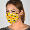 Sushi Print Pattern Face Mask-grizzshop