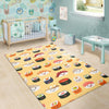 Sushi Print Pattern Floor Mat-grizzshop